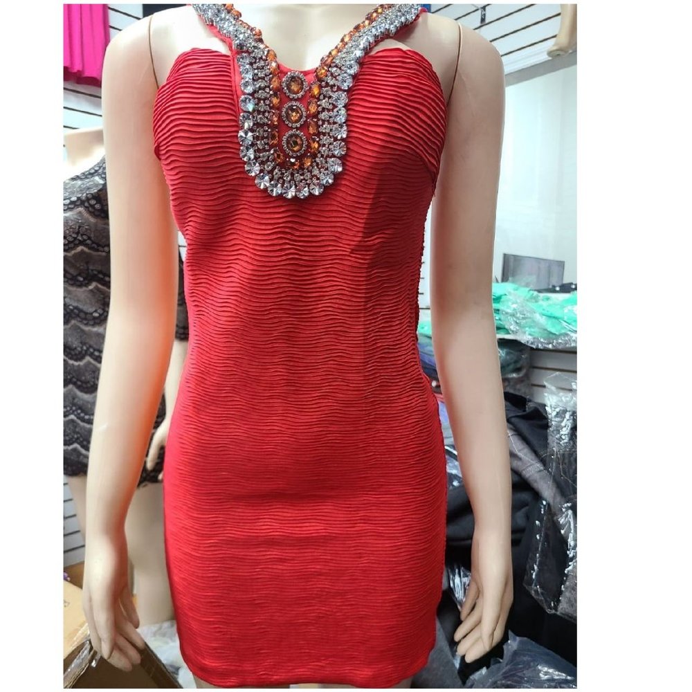 New Years Party Dress Red Size Medium, Small Large